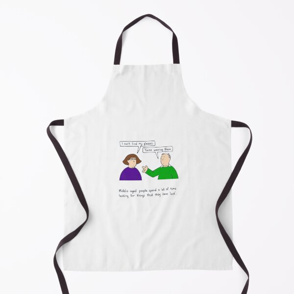 Item preview, Middle Age Fogetfulness Cartoon Humor designed and sold by KateTaylor.