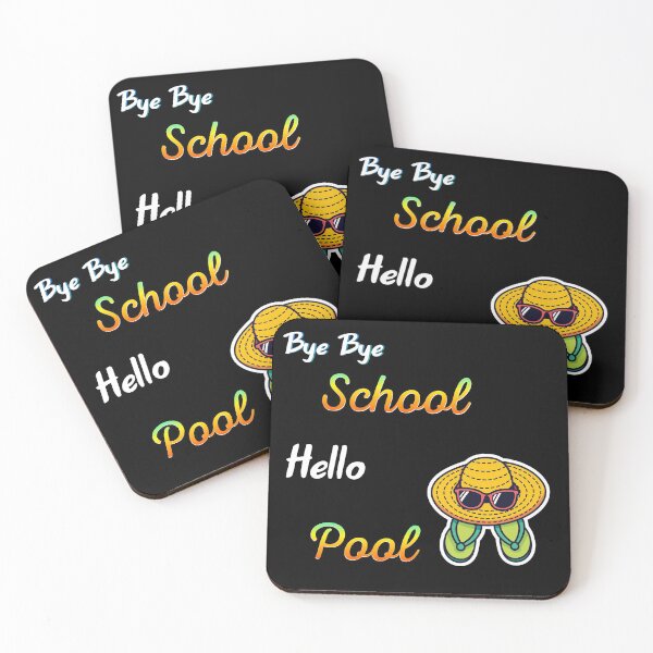 Item preview, Bye bye school hello pool designed and sold by Lakki-s.