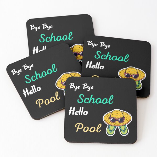 Item preview, Bye bye school hello pool designed and sold by Lakki-s.