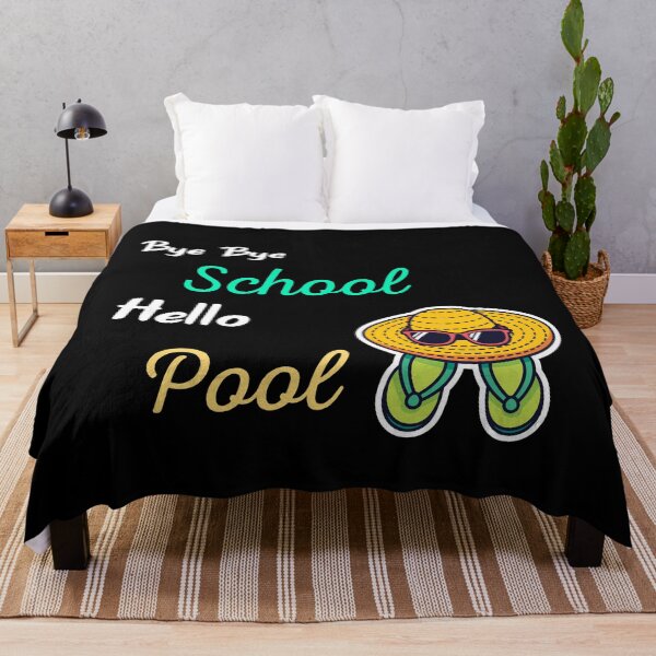 Item preview, Bye bye school hello pool designed and sold by Lakki-s.