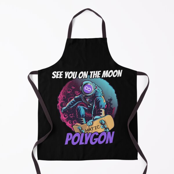 Item preview, See You On The Moon Polygon Crypto MATIC Cryptocurrency designed and sold by Bitcoin-Fashion.