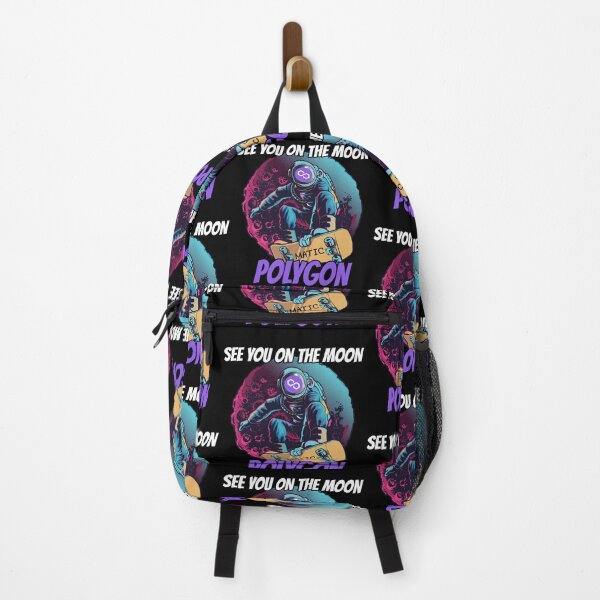Item preview, See You On The Moon Polygon Crypto MATIC Cryptocurrency designed and sold by Bitcoin-Fashion.