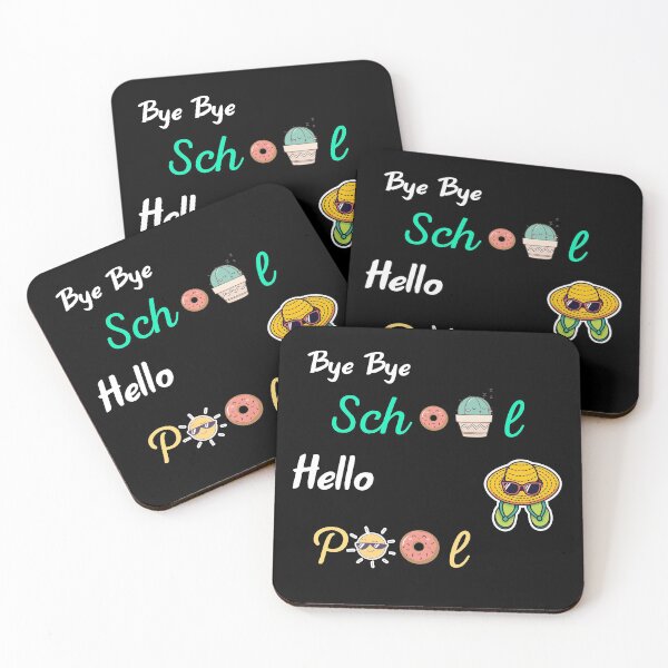 Item preview, Bye bye school hello pool designed and sold by Lakki-s.