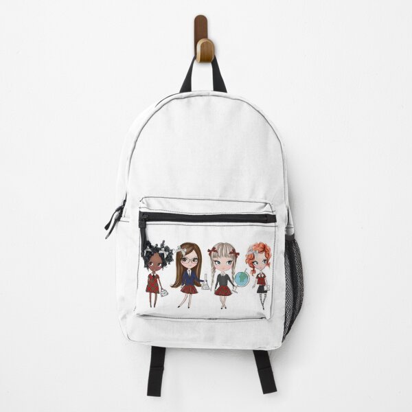 Item preview, School girls girly illustration designed and sold by Lalanacliparts.