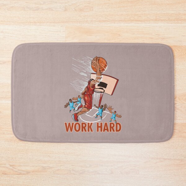 Item preview, Basketball Motivation Quote Work Hard Slam Dunk  designed and sold by FalkDania.