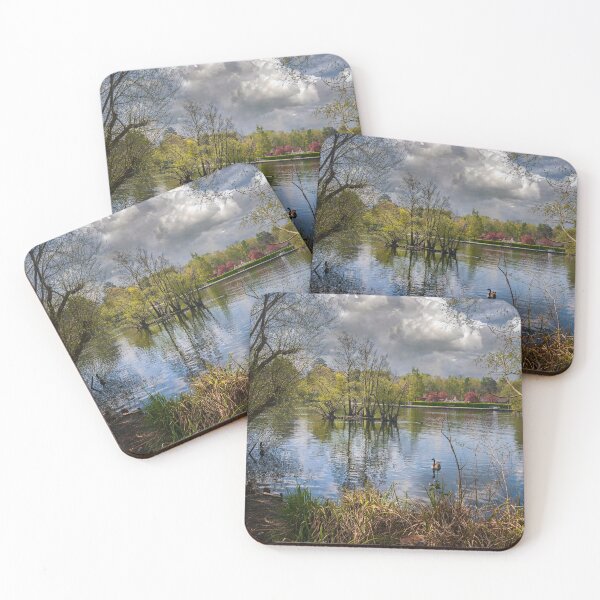 Item preview, Cloud Reflections at Longmoor Lake _ California Country Park _ Finchampstead, Berkshire, England. designed and sold by Dave Williams.