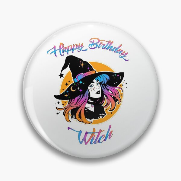 Item preview, Happy Birthday Witch Retro designed and sold by Starfoxart.