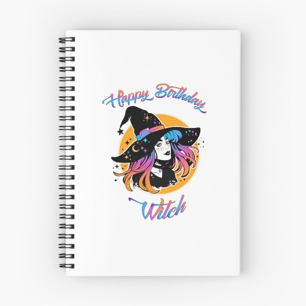 Item preview, Happy Birthday Witch Retro designed and sold by Starfoxart.