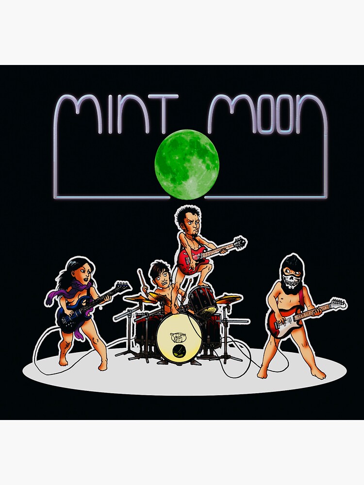 Thumbnail 3 of 3, Sticker, Mint Moon Demotape designed and sold by TheMintMoon.