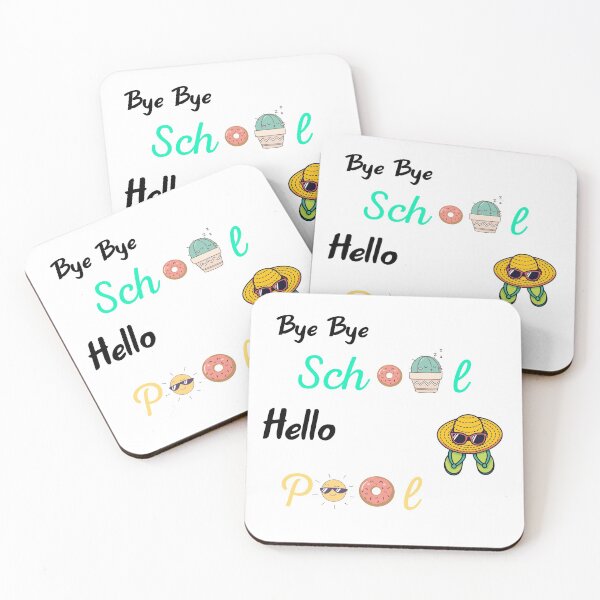 Item preview, Bye bye school hello pool designed and sold by Lakki-s.