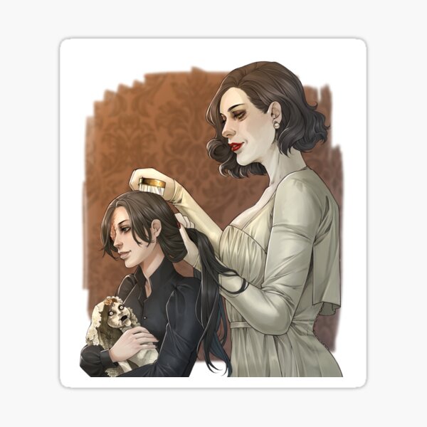 Lady Dimitrescu and Donna Sticker