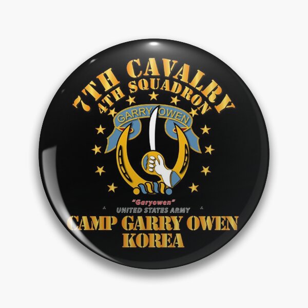 Item preview, 4th Squadron 7th Cavalry - Camp Gary Owen Korea T-Shirt designed and sold by repbro66.