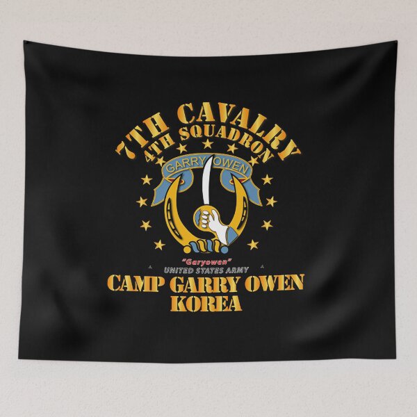 Item preview, 4th Squadron 7th Cavalry - Camp Gary Owen Korea T-Shirt designed and sold by repbro66.