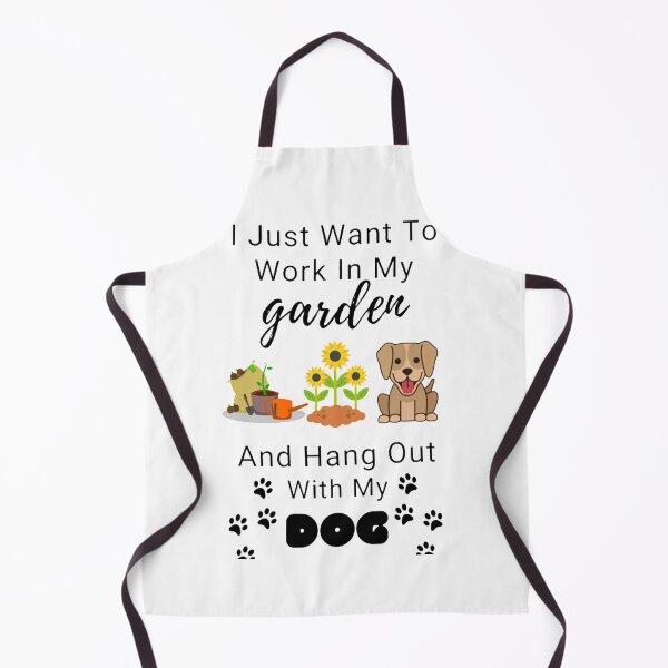 Item preview, I Just Want To Work In My Garden And Hang Out With My Dog designed and sold by shellagrash.