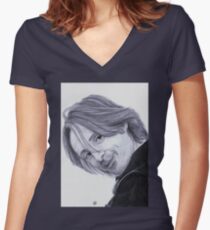 Robert Carlyle Rumpelstiltskin Once Upon a Time Women's Fitted V-Neck T-Shirt