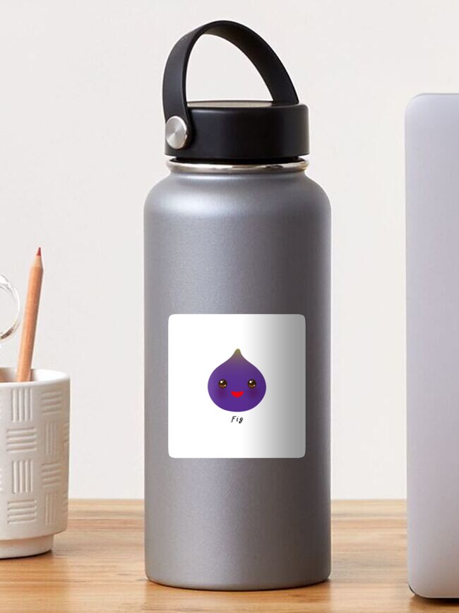Logo Vectoriel Pour Figue Violette, Étiquette Avec Dessin D'un