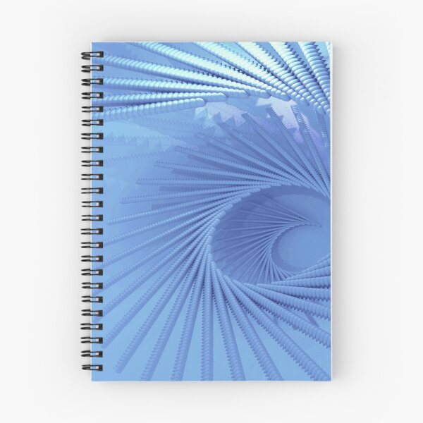 Item preview, Blue Spiral 3D Pattern Staircase Abstract Design designed and sold by luvvvvvit.