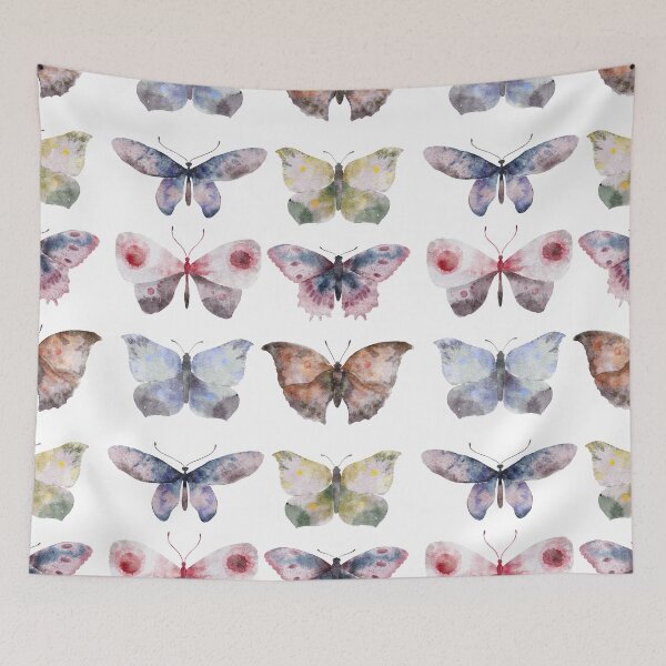 Item preview, Watercolor style butterflies  designed and sold by Lobza.