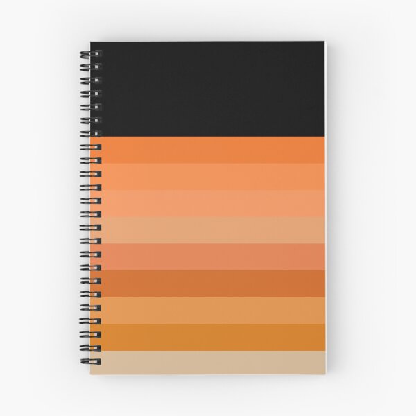 Item preview, Striped seamless pattern design in shades of orange with black designed and sold by seelya83.