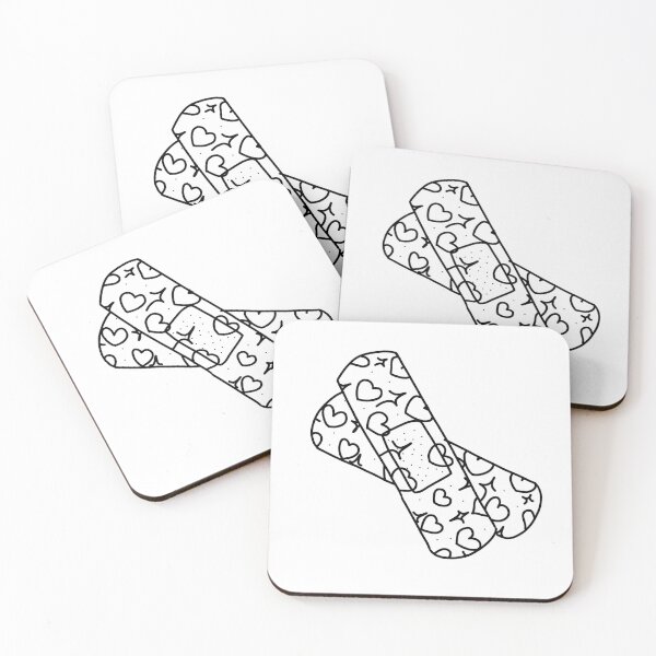 Item preview, plaster with hearts and stars designed and sold by y2kdiariesbyliz.