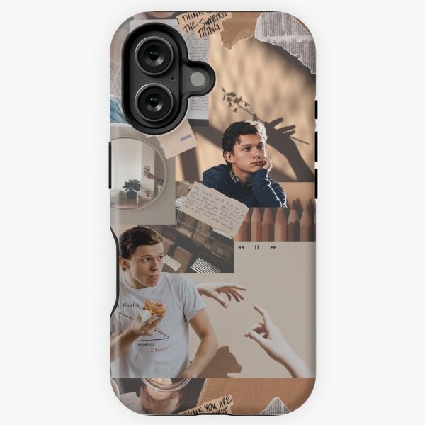 Item preview, Tom Holland Print, Phone case, Sticker designed and sold by khongor1020.