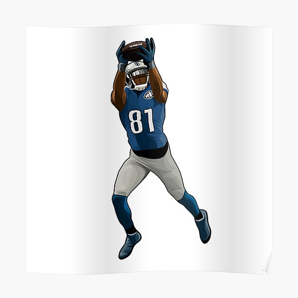 CALVIN JOHNSON CUSTOM DETROIT LIONS JERSEY MEGATRON HOF