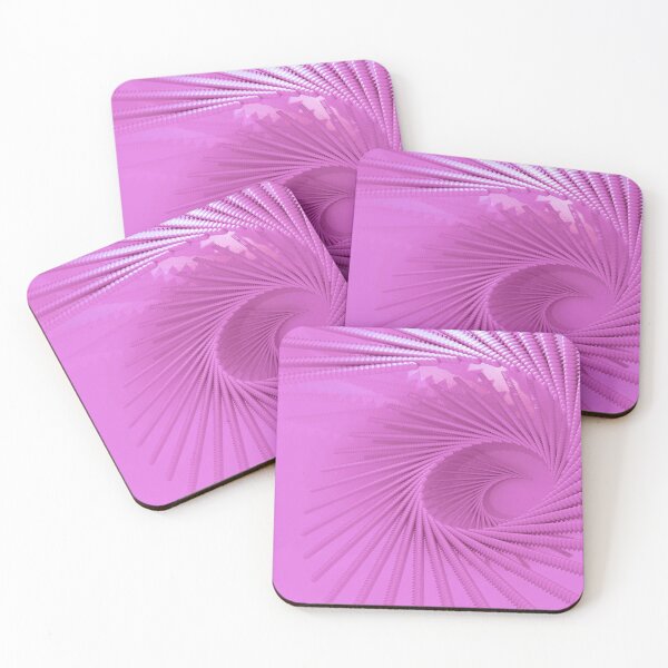 Item preview, Pink Spiral 3D Pattern Staircase Abstract Design designed and sold by luvvvvvit.