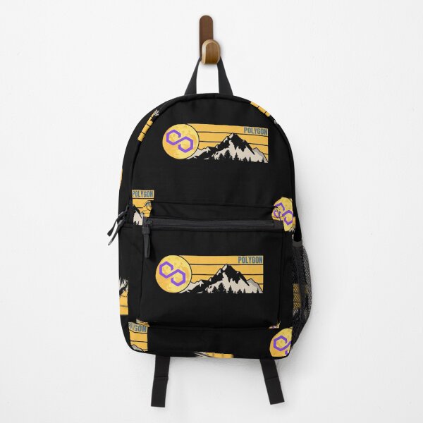 Item preview, Moon Mountain Polygon Crypto MATIC Cryptocurrency designed and sold by Bitcoin-Fashion.