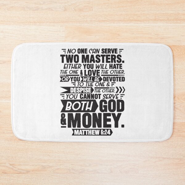 Item preview, Matthew 6:24 designed and sold by plushism.