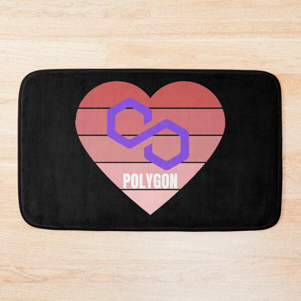 Item preview, Love Pink Polygon Crypto MATIC Cryptocurrency designed and sold by Bitcoin-Fashion.