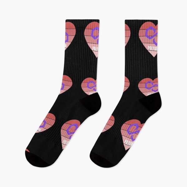 Item preview, Love Pink Polygon Crypto MATIC Cryptocurrency designed and sold by Bitcoin-Fashion.