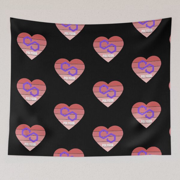 Item preview, Love Pink Polygon Crypto MATIC Cryptocurrency designed and sold by Bitcoin-Fashion.