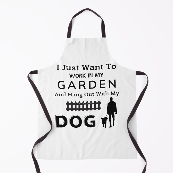 Item preview, I Just Want To Work In My Garden And Hang Out With My Dog - Dog Saying designed and sold by shellagrash.
