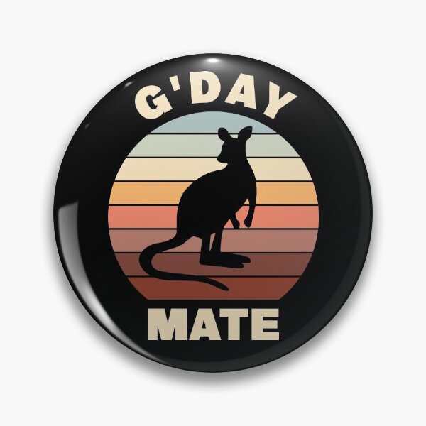 Item preview, G'DAY MATE Cute Kangaroo Says Hi designed and sold by TashaVector.