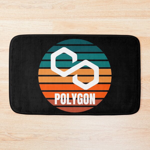 Item preview, Polygon Crypto MATIC Cryptocurrency Modern Sunset Design v2 designed and sold by Bitcoin-Fashion.