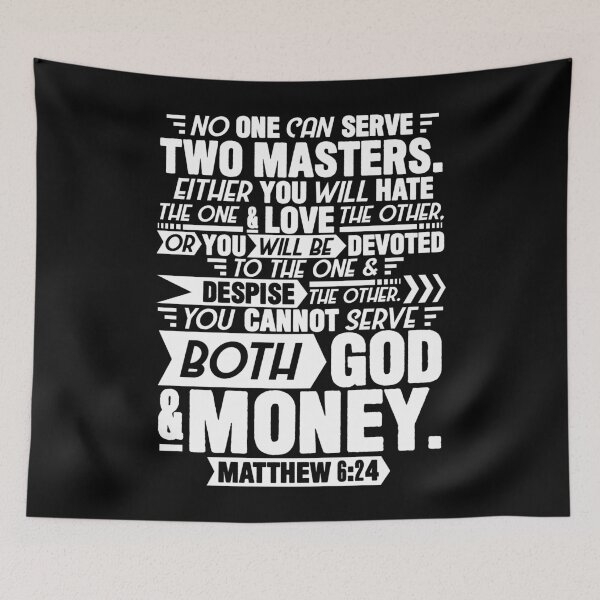 Item preview, Matthew 6:24 designed and sold by plushism.