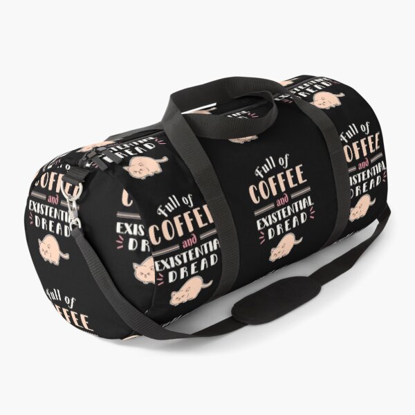Item preview, Full Of Coffee and Existential Dread, Funny Quote for Coffee Lovers designed and sold by ladylaughprints.