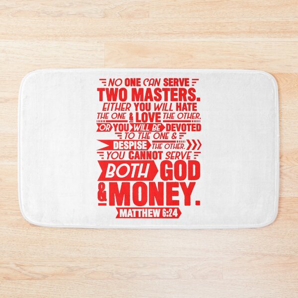 Item preview, Matthew 6:24 designed and sold by plushism.