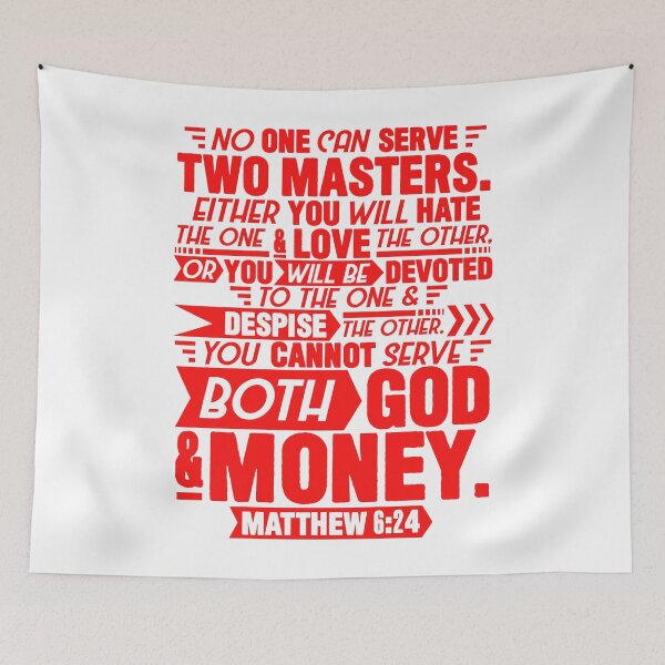 Item preview, Matthew 6:24 designed and sold by plushism.