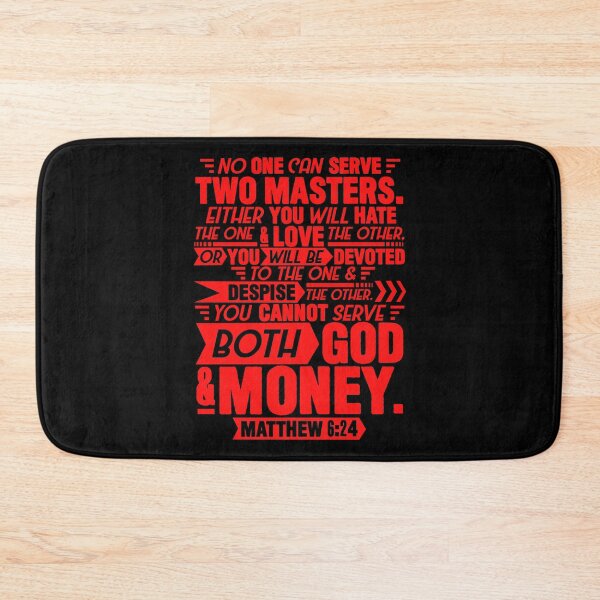 Item preview, Matthew 6:24 designed and sold by plushism.