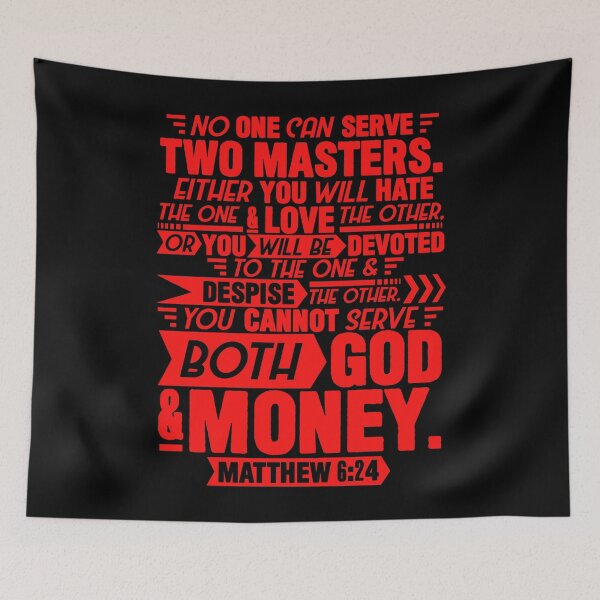 Item preview, Matthew 6:24 designed and sold by plushism.
