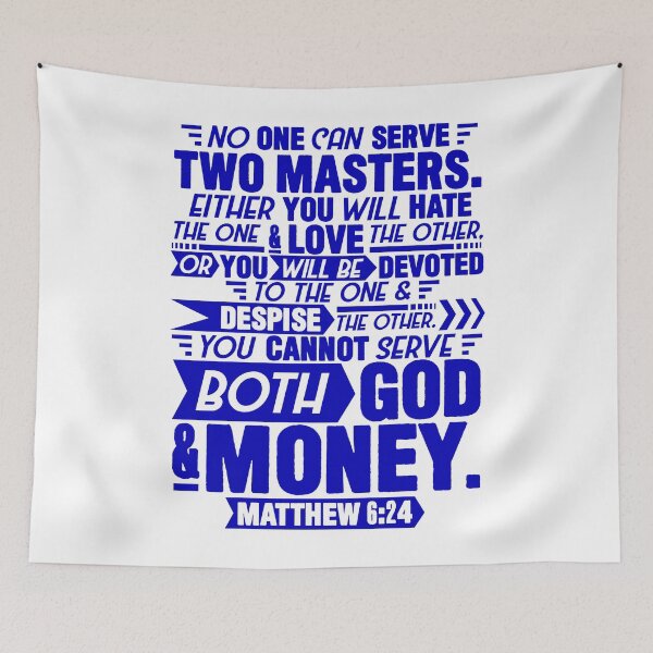 Item preview, Matthew 6:24 designed and sold by plushism.