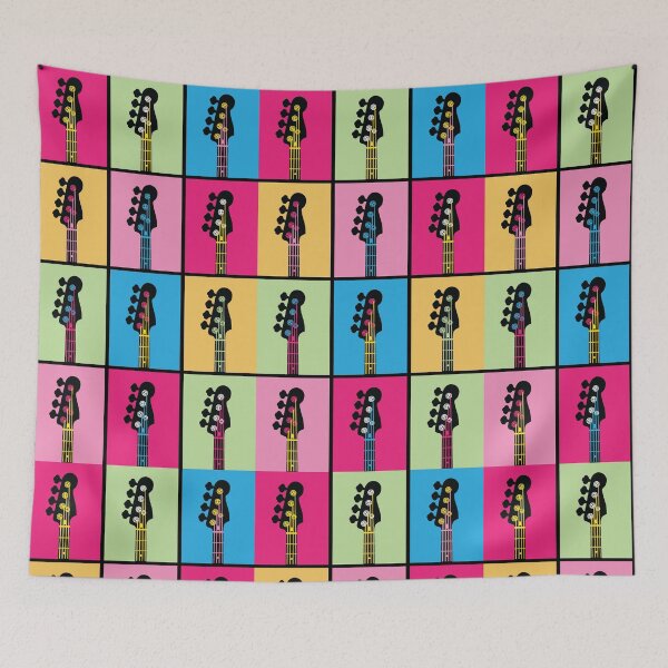Item preview, Bass Guitar Headstock Multiple Color Shades designed and sold by nightsworthy.