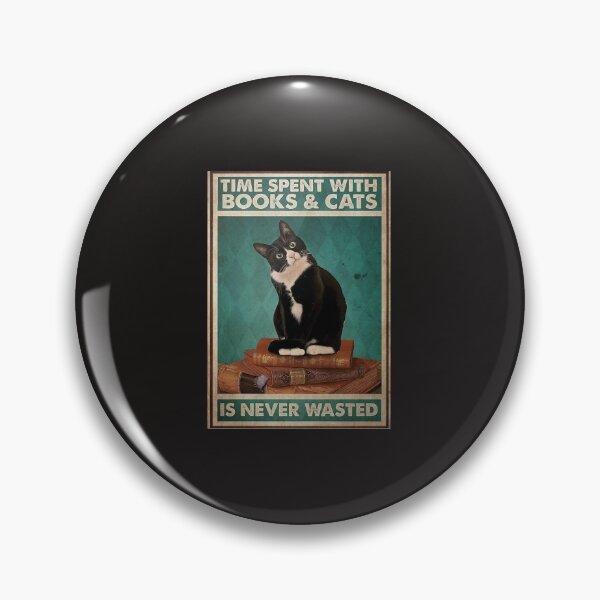 Item preview, Time Spent With Books And Cats Is Never Wasted Poster designed and sold by JoaoGCosta.