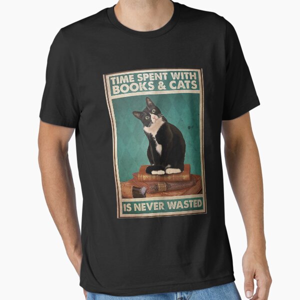 Artikel-Vorschau von Die Zeit, die mit Büchern und Katzen verbracht wird, wird nie Plakat verschwendet, designt und verkauft von JoaoGCosta.