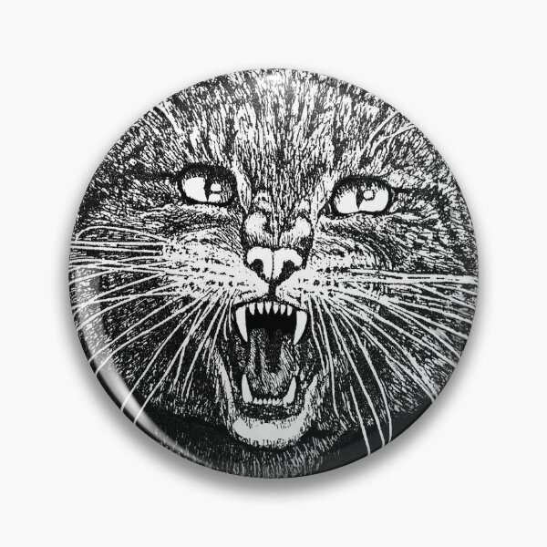Item preview, Wild cat, cat hisses designed and sold by 1001karte.