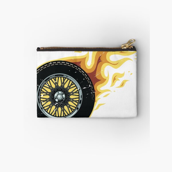 Item preview, Wheels on Fire | Cool helmet Sticker designed and sold by thesmokeydogs.