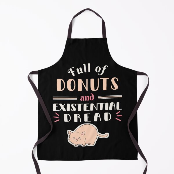 Item preview, Full Of Donuts and Existential Dread, Funny Quote for Donut Lovers designed and sold by ladylaughprints.