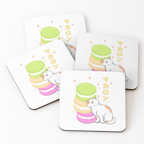 Item preview, Kawaii Cat and Macaron designed and sold by Kimprut.