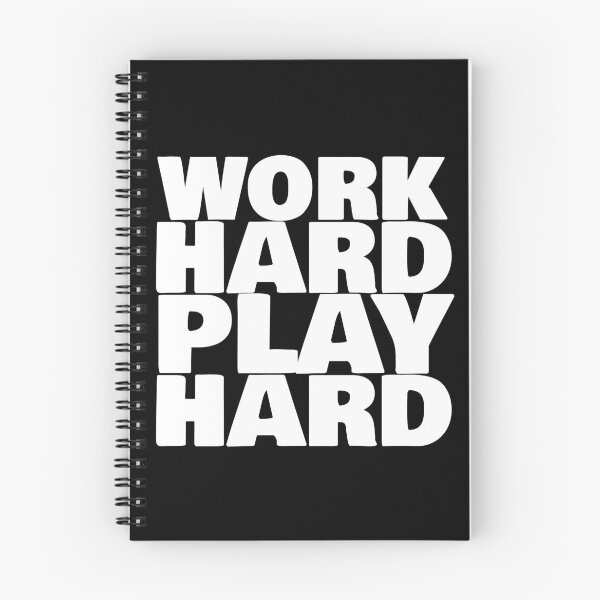 Item preview, WORK HARD PLAY HARD designed and sold by THELEMA.